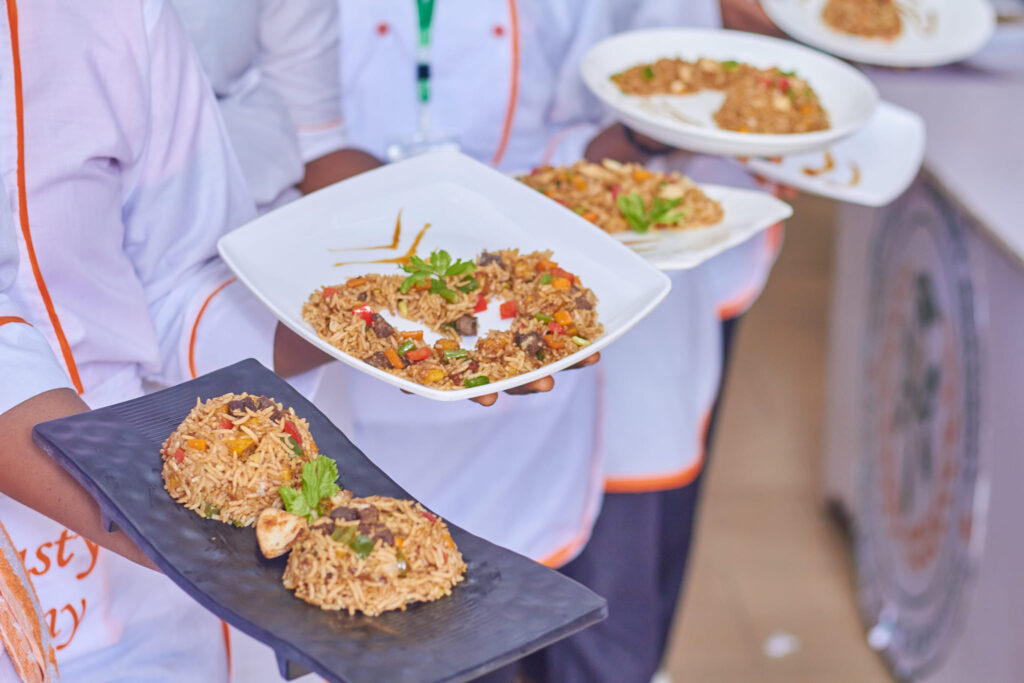 food plating